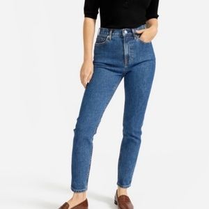 Everlane high rise straight jeans